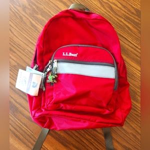 L.L. Bean Kids Backpack, red